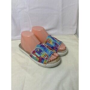 Blowfish Malibu Fresco Hippie Tie-Dye Slides Slip-on Sandals Women's Size 7